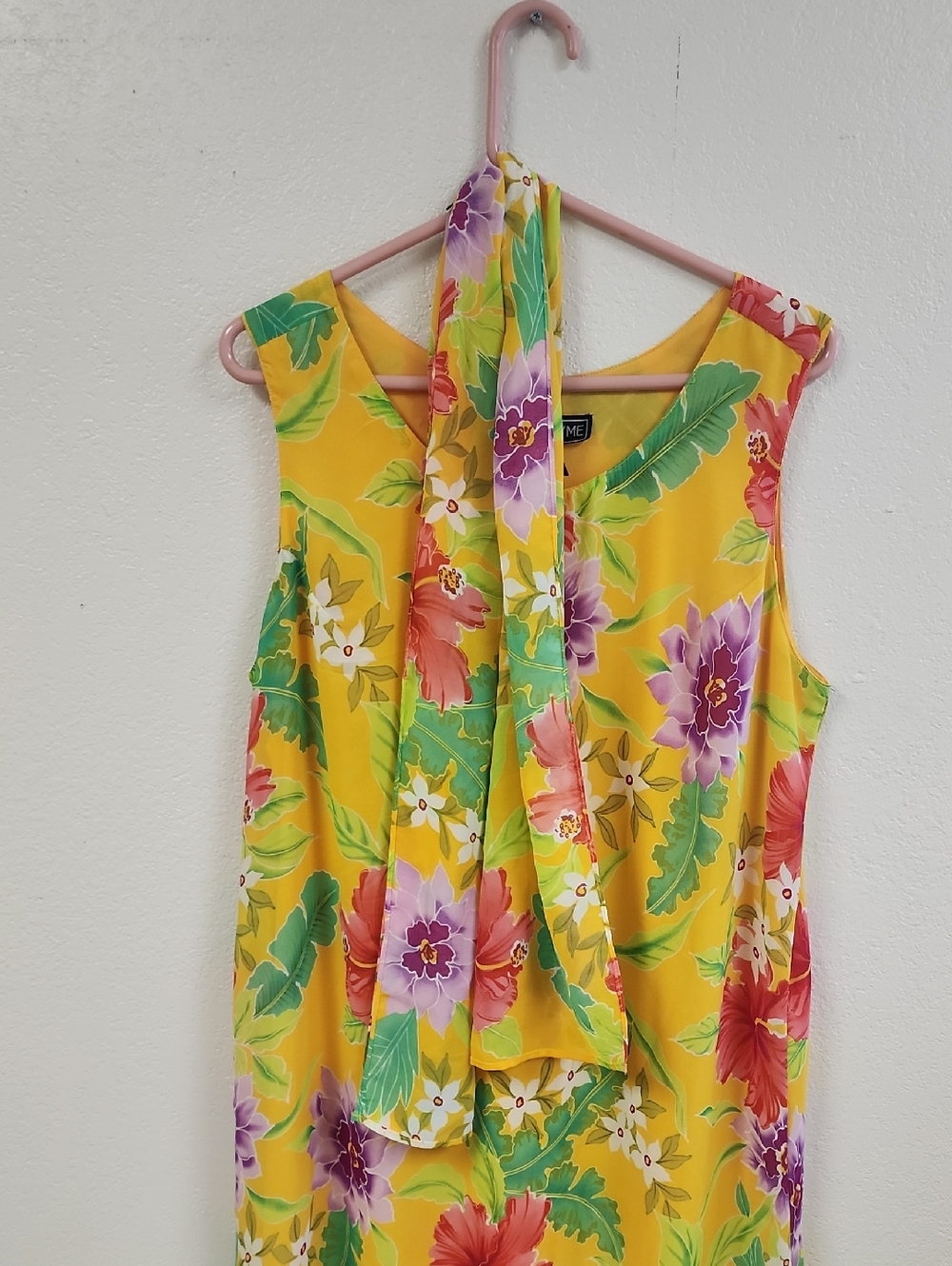 A Wild Thyme Floral Maxi Dress Tropical, Hawaiian Women's Plus Size 16 - Picture 9 of 9